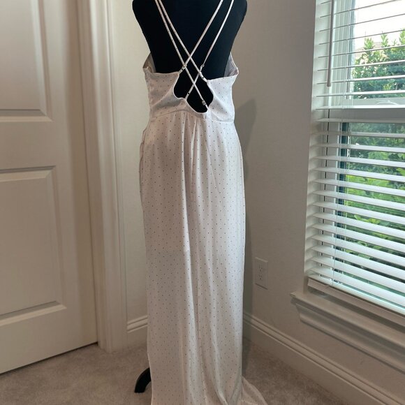 BCBGeneration - white with black polka dots dress. - Picture 3 of 5